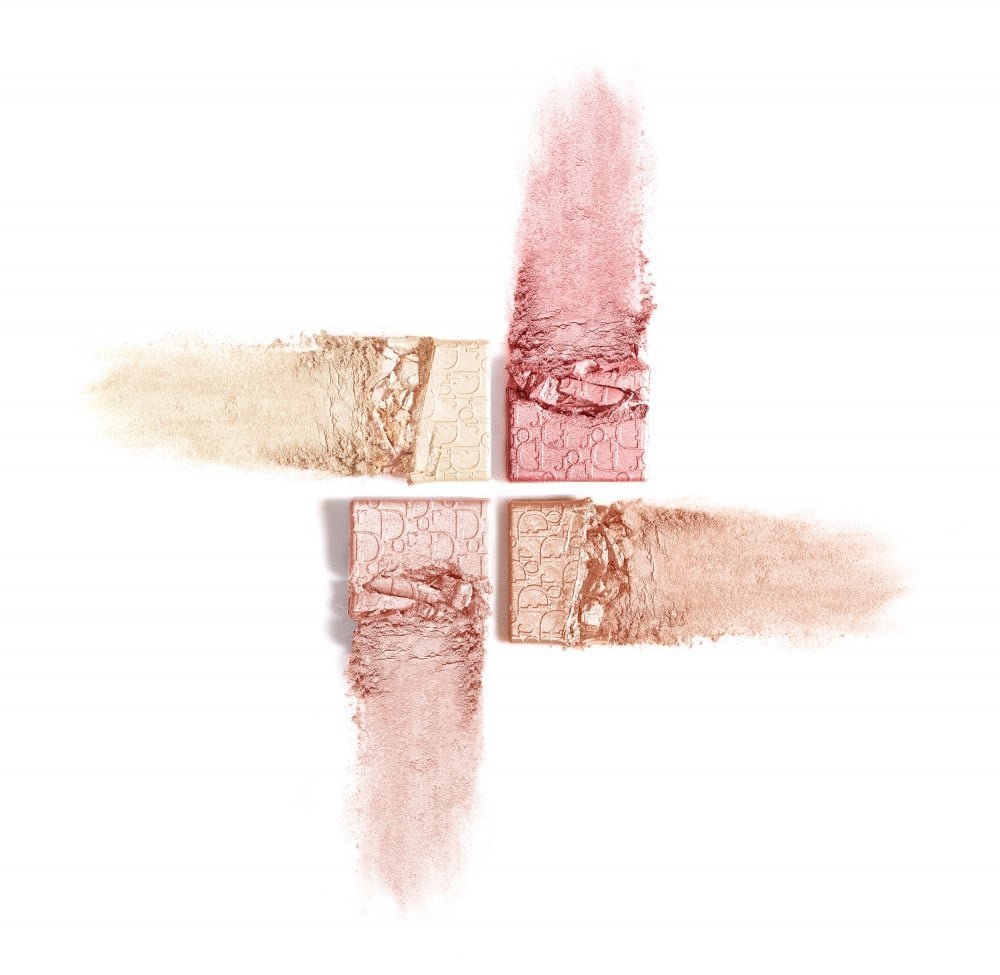 ديور باليت اضاءة وجه اربع لون هايلايت - 004 روزي قولد